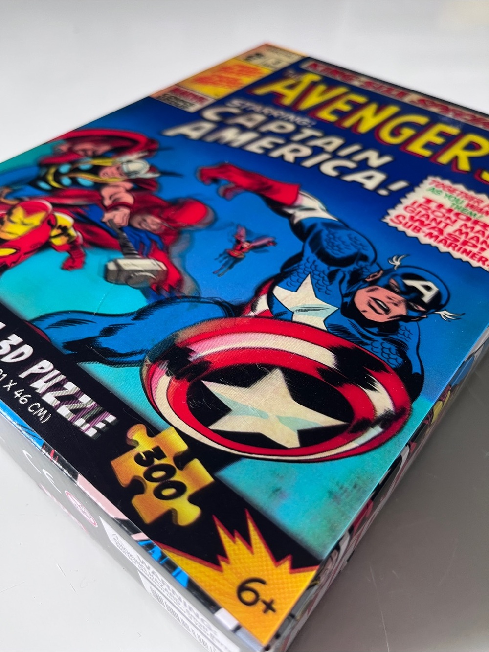 Marvel The Avengers Captain America Cover 3D Lenticular Puzzle Brand New - Picture 2 of 3